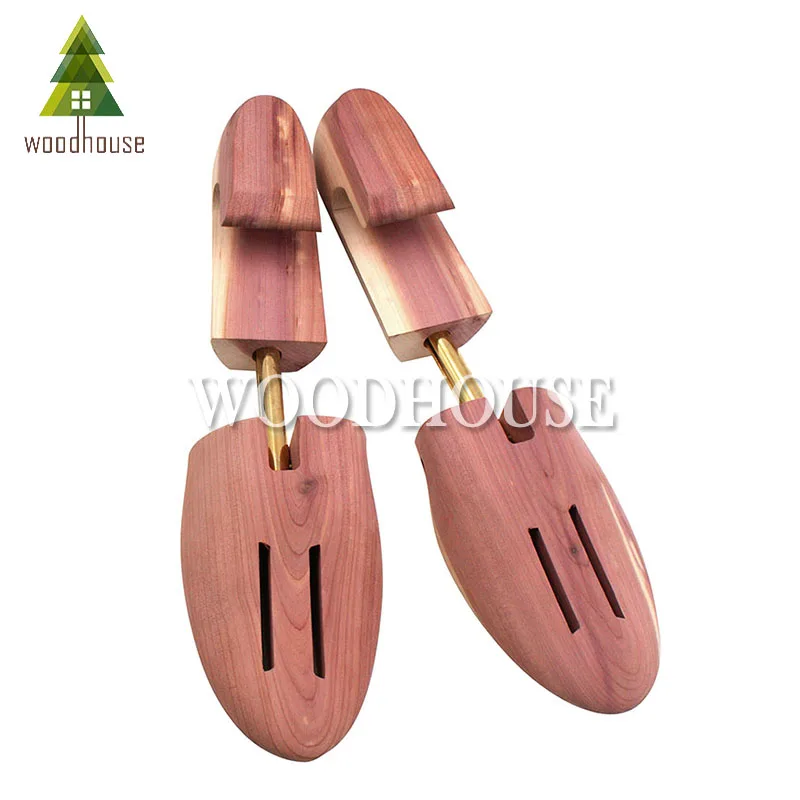 Men's and Women's Single Tube Adjustable Red Cedar Shoe Tree Wood Shoe Tree