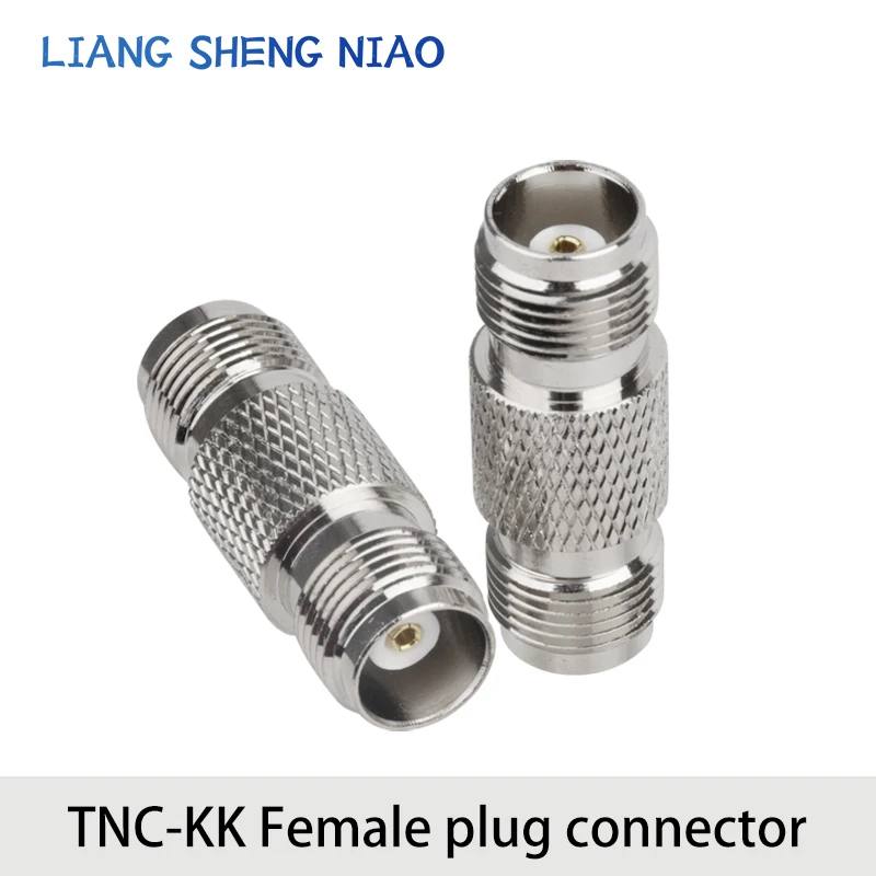 Adaptador Rf Tnc-Kk Tnc Fêmea para Fêmea Tnc Conector de Plugue Gps Fêmea de Passagem Dupla
