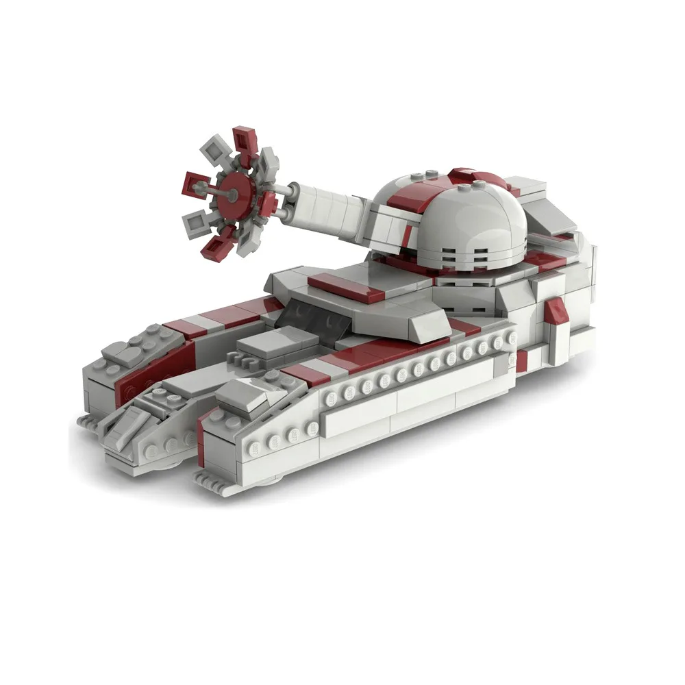 

Sci-Fi Movie Series MOC Building Blocks DIY Long Sword class tank Star Cannon Weapon Model Assembly Bricks Toys