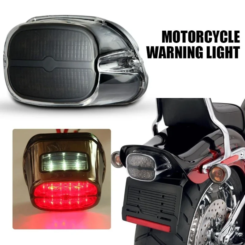 

Motorcycle LED Tail Light Motorbike Rear Brake Warning Lamp Signal Lights for Harley Dyna/Touring