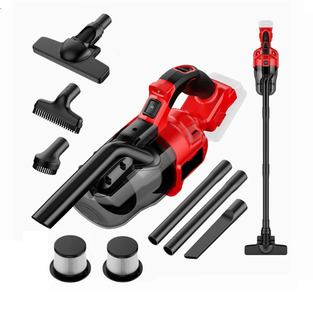 Cordless Vacuum Cleaner for Milwaukee 18V Battery Handheld Vacuum Cleaner with 2Pcs HEPA Filter for Home Car Hardwood Floor