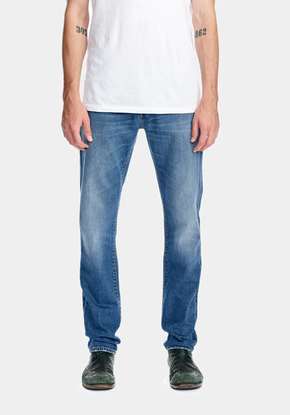 

Профессиональные джинсы Denim Expert No Pi Leg, легко носить, 3 унции, микроэластичные, прямого кроя, мужские, длинные брюки