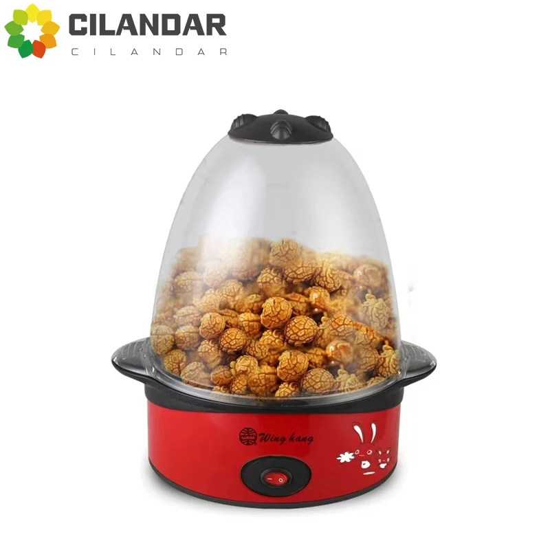 2023 220V Popcorn Machine Mini High Efficiency Popcorn Machine Home Appliances Fully Automatic Home Kitchen Snack Making Machine