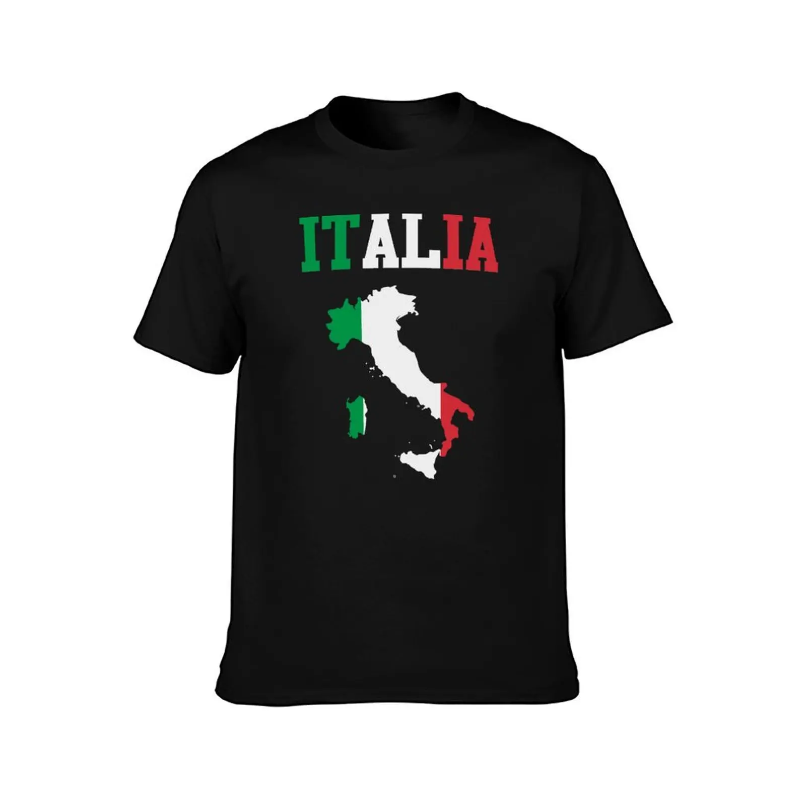 vintage Italia Flag Italy Italian Italiano Gifts T-Shirt Everyday Wear Basic Short Sleeve Top T-Shirt