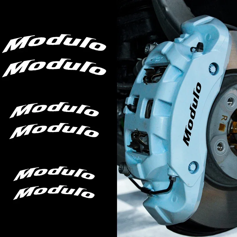 Vehicle Wheel Brake Caliper Styling Decals for Honda Modulo Logo Accord HRV Mugen Elysion Insight Inspire Dohc Legend Vezel City