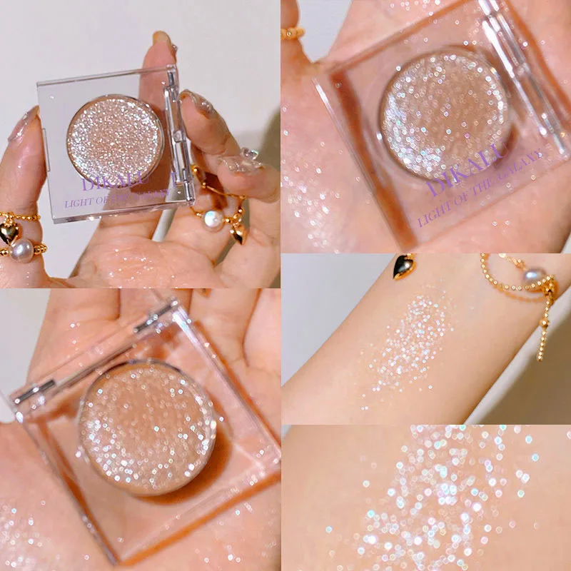 Single Color Glitter Eyeshadow Pallete Charm Women Highlighter Foundation Makeup Palette Shiny Pigment Flowersknow Makeup