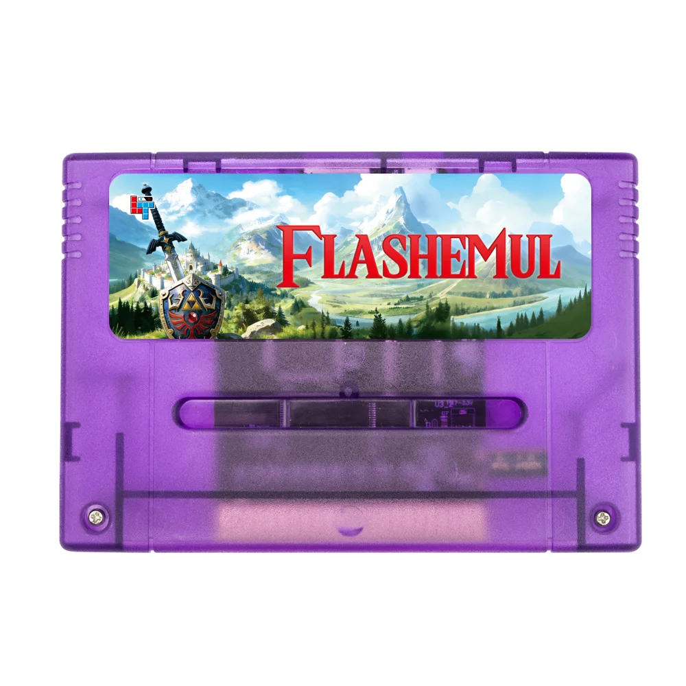 

FLASHEMUL SFC Cart V1.0 Game Emulator SFC SNES Card FLASH EMUL SFC SNES Cart for 16-Bit Console Accessories Simulator