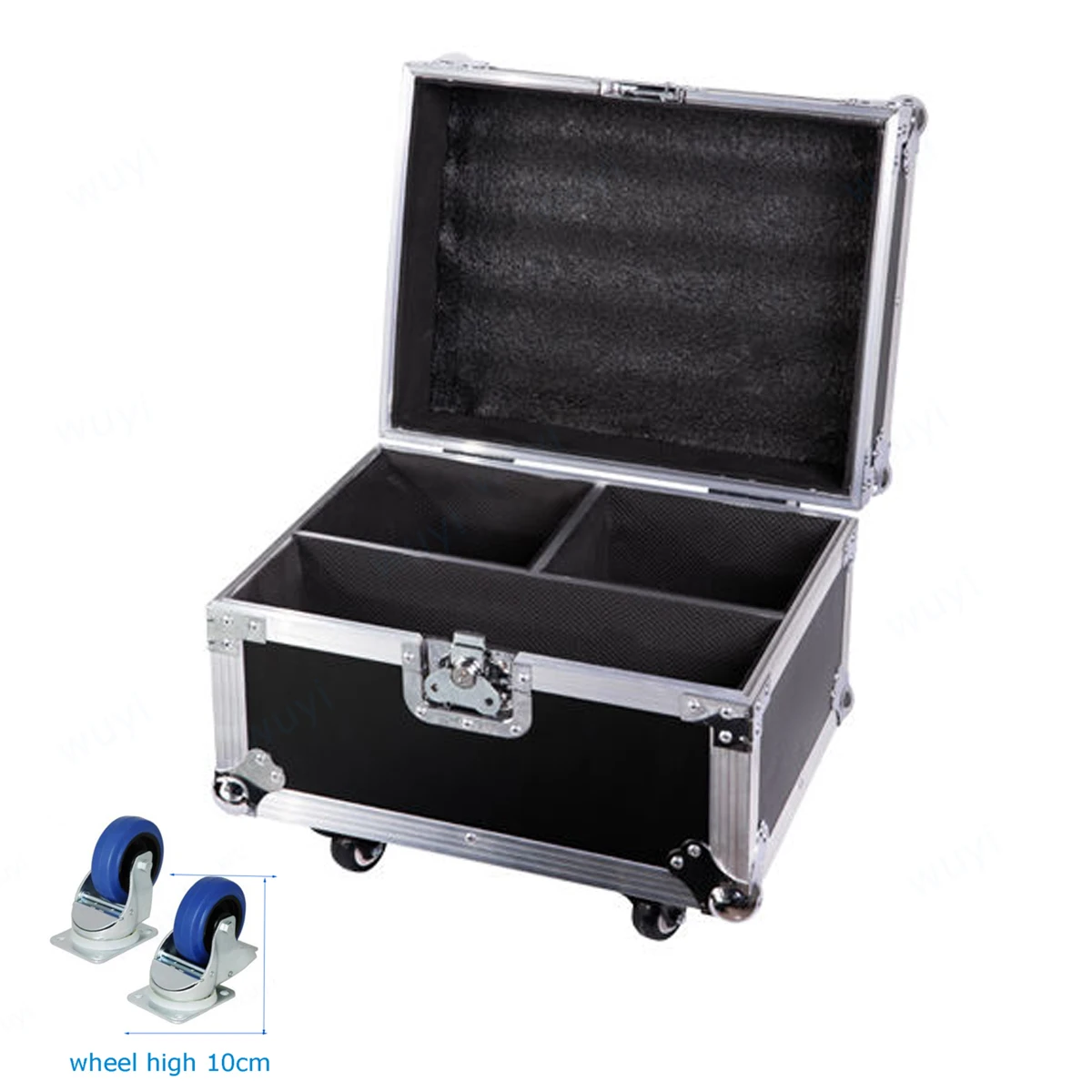 Customized Flight Case with Partition for Par Light Speaker Flycase Aluminum Alloy Box Stage Equipment Air Wire Shockproof Trunk