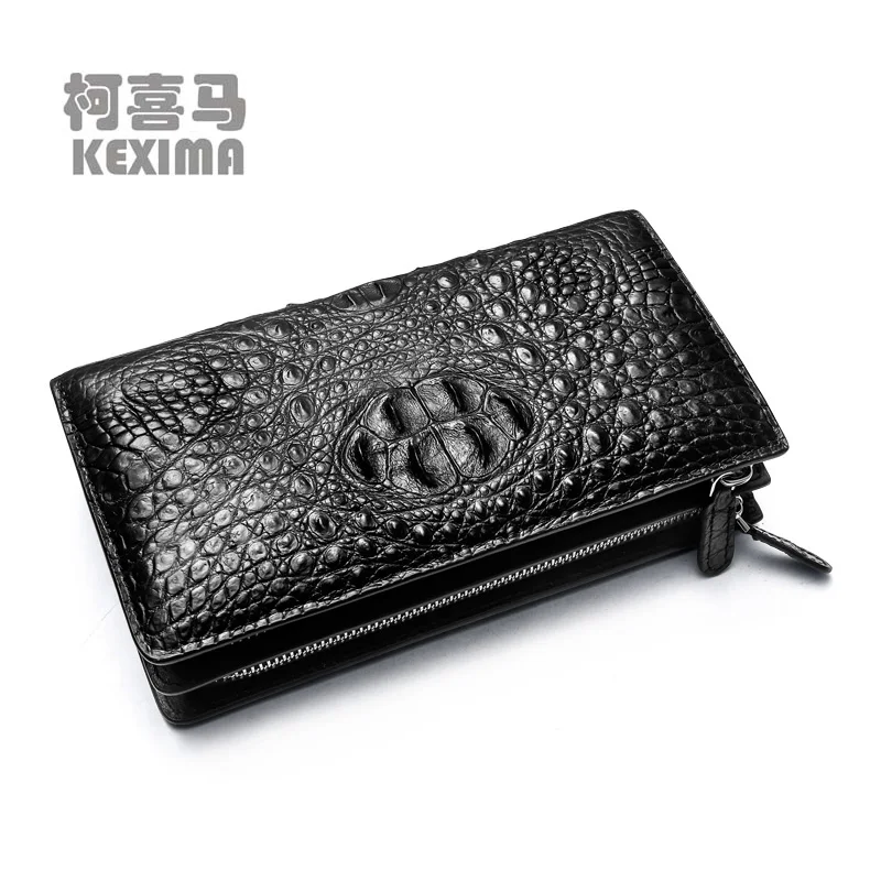 

yuanyu crocodile Hand bag male crocodile leather import Thailand crocodile male wallet long large capacity men clutch bag