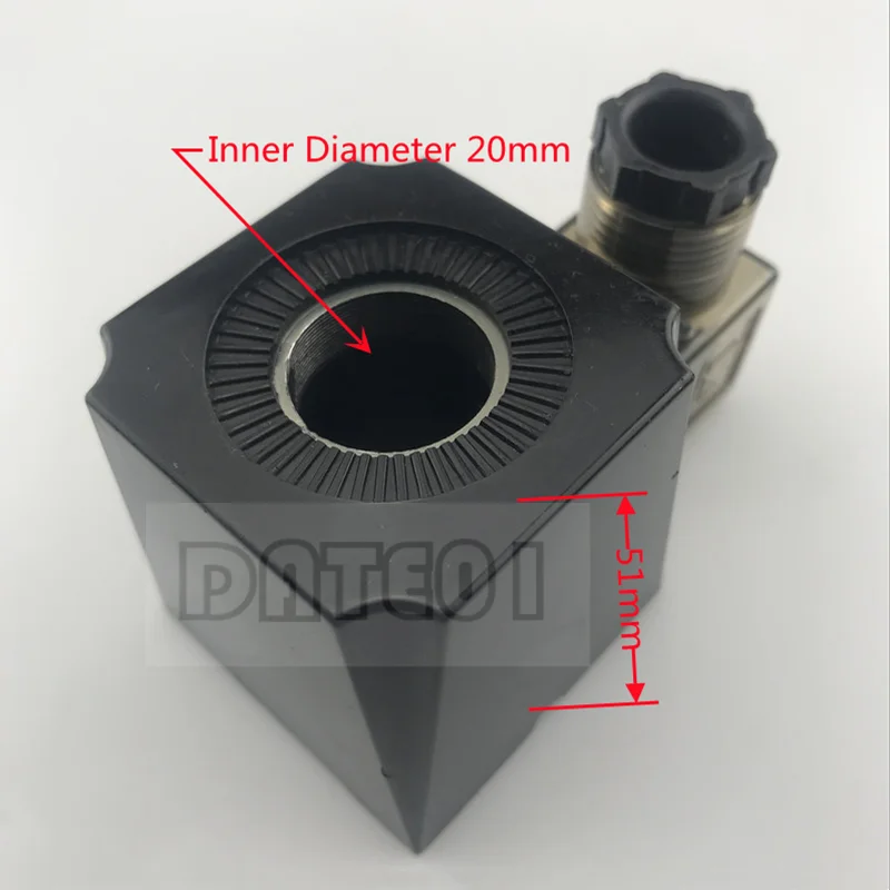 

Hydraulic Solenoid Valve Coil Inner Diameter 20mm Height 51mm Ac220v 110v Dc24v