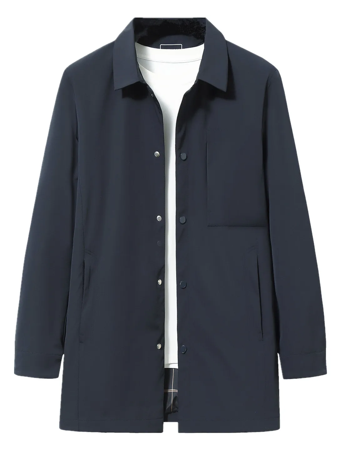 

plus Size Men's Coat Long Sve Casual Sle Faion Urban Men's Windbreaker New Arrival Autumn Wear Comfortable Luxury Coat