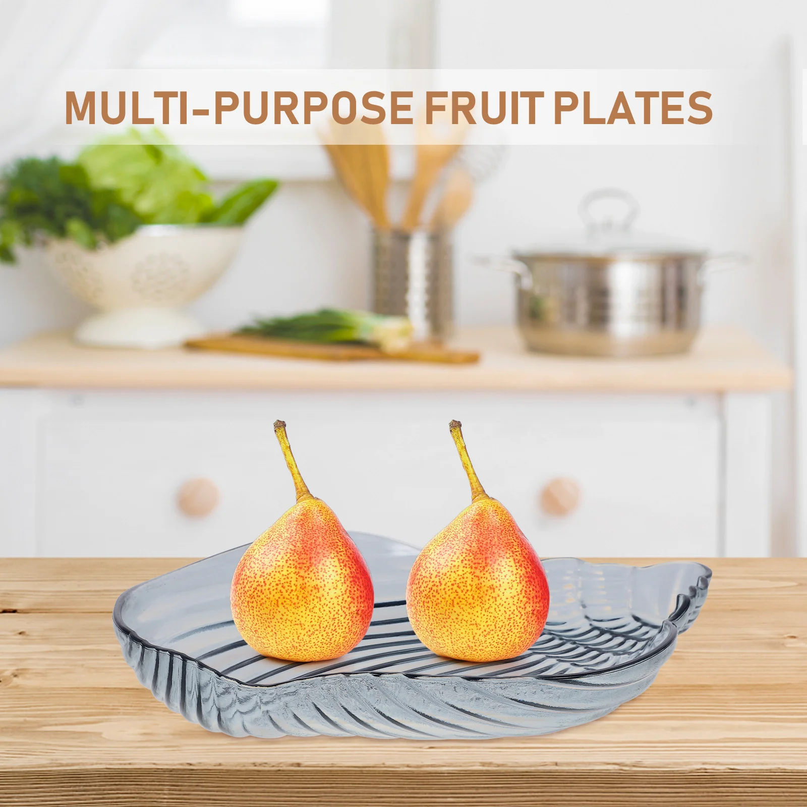 

4Pcs Dried Fruit Storage Plates Conch Shape Multi-Purpose Snack Tray for Party Teatime Desktop Organizer Dried Fruit Plate