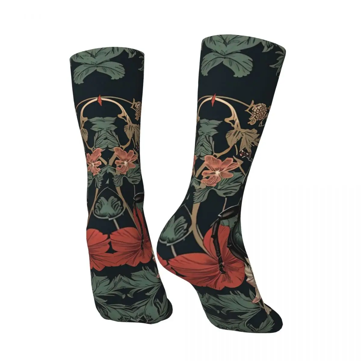 A Beetle Sits on a Flower Socks for Women Men Unisex Funny Happy Socks Novelty Street Style Crazy Sock