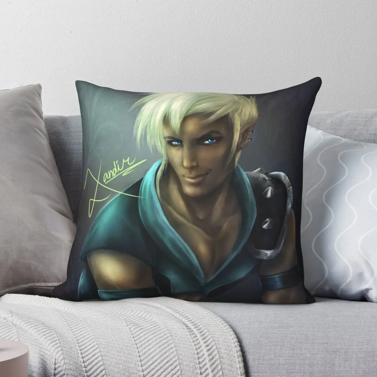 Xandir From Drawn Together Tribute Pillowcase Polyester Linen Velvet Printed Decor Throw Pillow Case Sofa Seater Cushion Cover