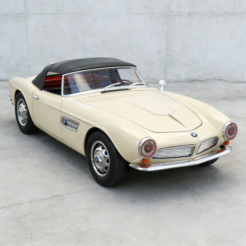 1:24 507 liga conversível modelo de carro esportivo diecasts metal clássico retro carro veículos modelo simulação coleção crianças brinquedos presente