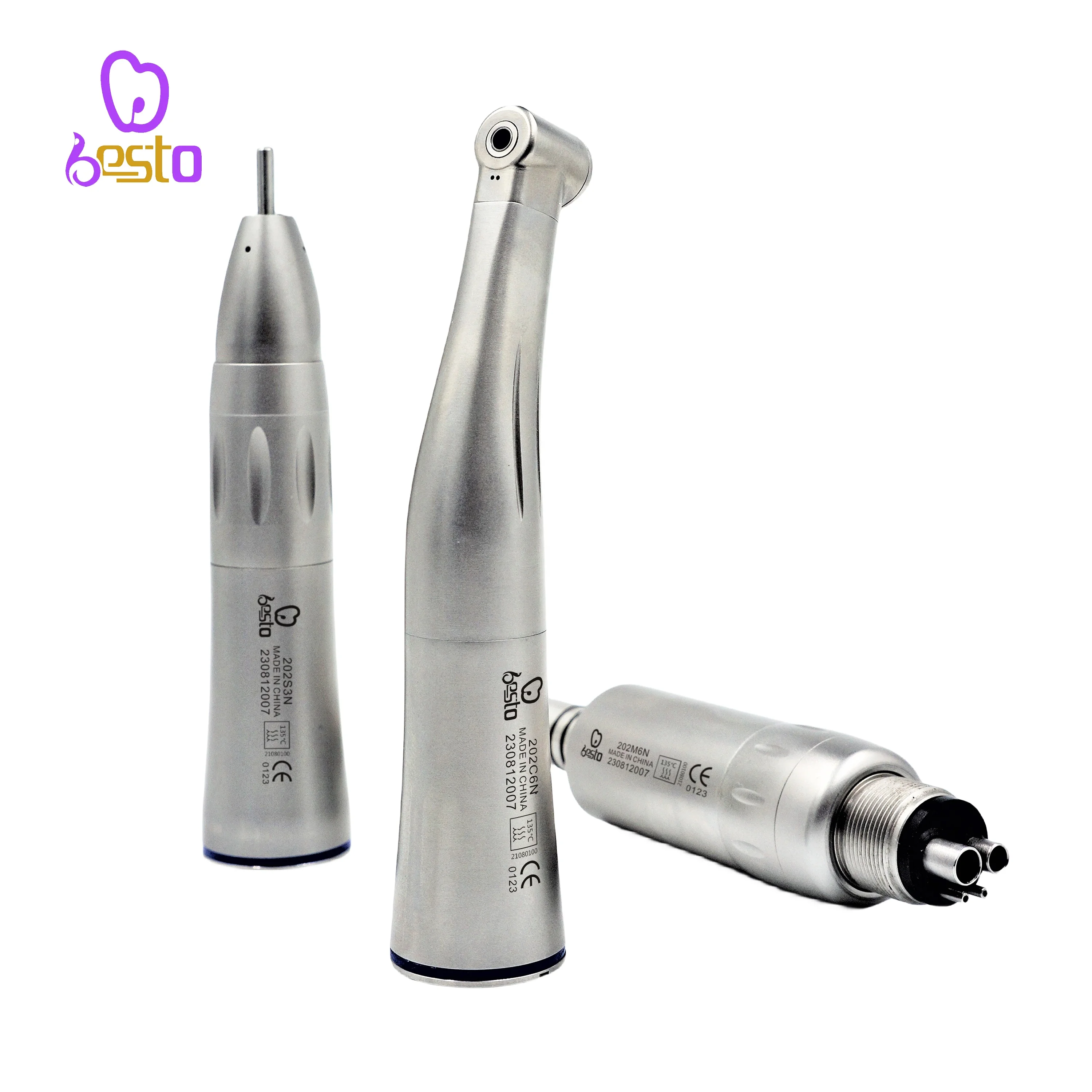 Inner Water Low Speed Handpiece Kit Stainless Steel den tistry Handpiece Turbine Set for Dentist Lab