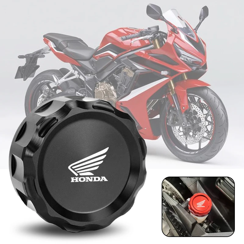 

Front Rear Brake Reservoir Cover For Honda CB400 CB650F CBF CBR250RR CRF SH300 NC750 Motorcycle Master Cylinder Oil Fluid Cap