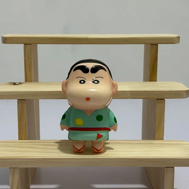 Kawaii mainan dekompresi Crayon chan-chan Model kartun dekompresi lembut lambat Rebound boneka kartun hadiah mainan figur anak-anak