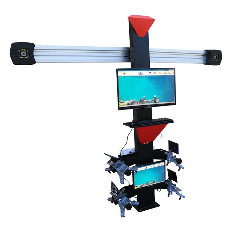 3D car wheel alignment  mecanica automotiva with double screen aligner car alignment machine