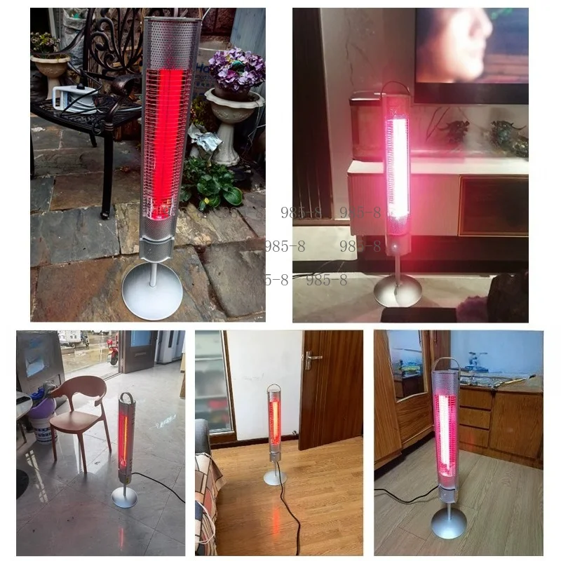 Mobile Commercial Quick Heating Electric Heater, Outdoor Waterproof Heating Stove for Home Bathroom Toilet