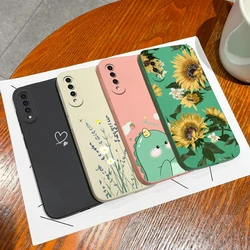 For Samsung Galaxy A50 A50S A30S Case Lovely Cartoon Dinosaur Smooth Liquid Silicone Cover For SamsungGalaxy A 50 50S 30S Fundas