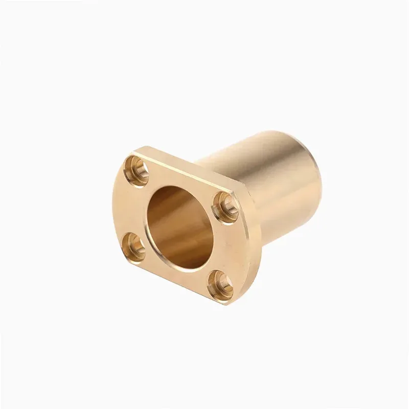 

H Flange Cut Edge Oil-Free Copper Alloy Liner Brass Sleeve Inner Diameter 6-30mm
