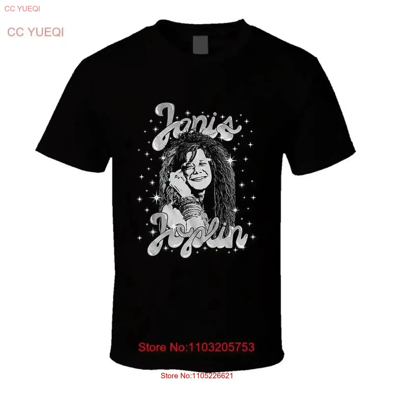 

Janis Joplin Retro T Shirt vintage Washed Breathable Casual Slightly Stretched Top For Everyday Wear graphic Soft homme