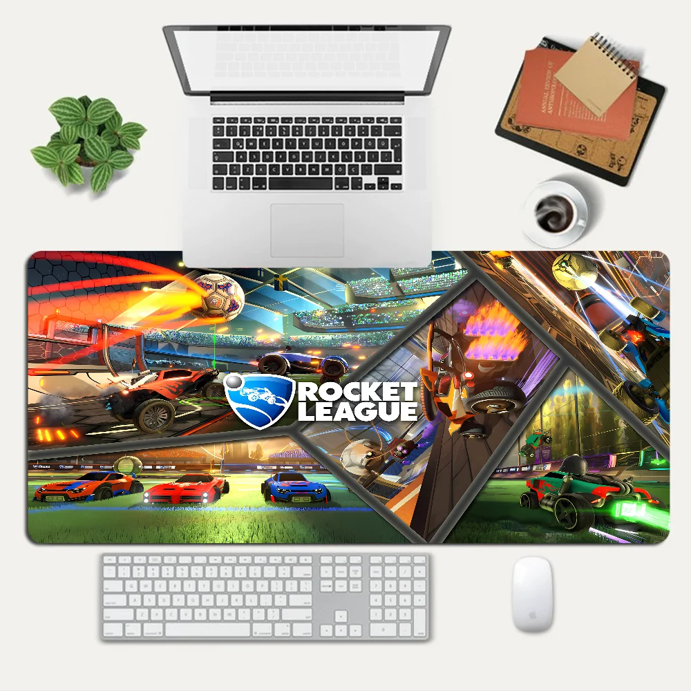 R-Rocket L-League Gaming Mousepad, Custom Skin Desktop Desk Mat, Acessórios Kawaii, Estudantes Writing Pad para PC, Mesa de Computador