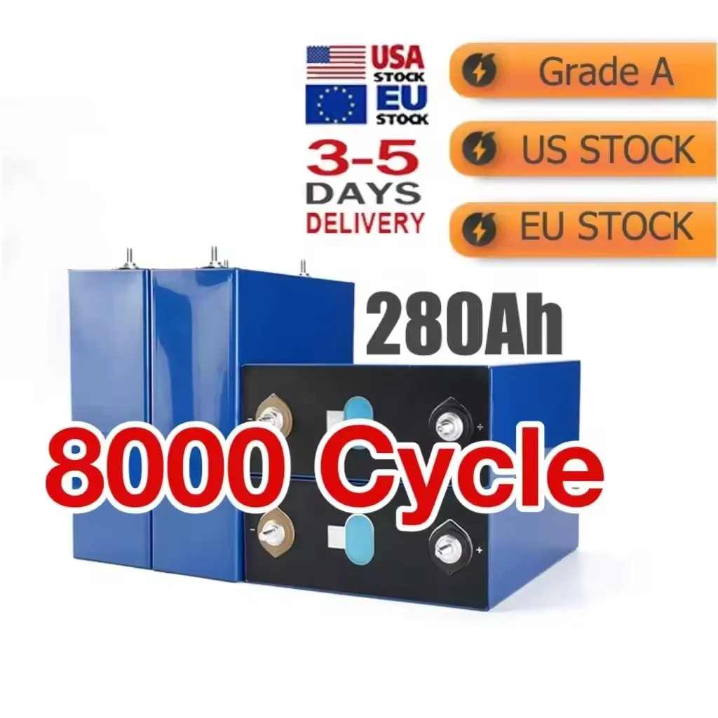 EU Stock głęboki cykl 12000 razy Hithium 3.2v 320ah 310ah 280ah 300ah ogniwa akumulatorów litowych lifepo4 do układu słonecznego