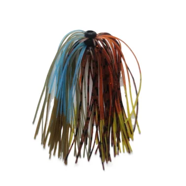 

8 Bundles 50 Strands Silicone Skirts Wire Fishing Accessories For Buzzbait SpinnerBait Jig Bass Lure SL24