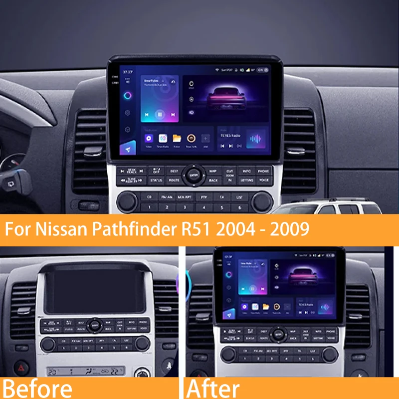 Car Navigation For Nissan Pathfinder R51 2004 - 2009 Auto Radio No 2din Player Screen Carplay Video Multimedia Player WIFI Dsp