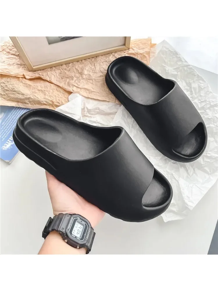 Hot sales High Quality EVA Soft Thick Soled Slippers Women's Summer Fashion Wear Slippers Home Home Sandals Men's Beach Shoes image 3