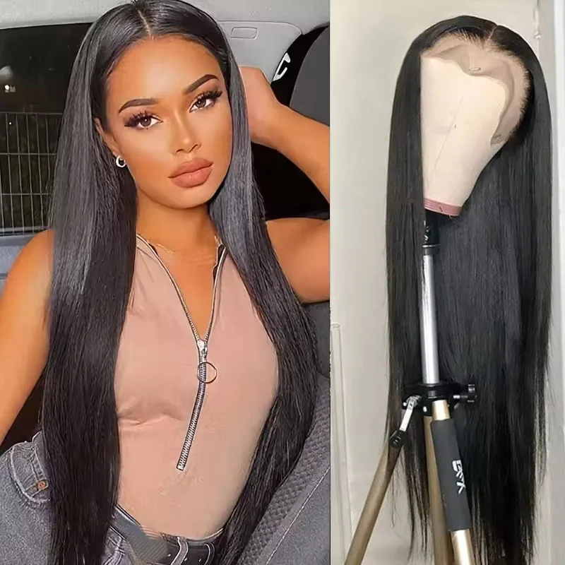 

Прямые парики из натуральных волос 13x4 360 HD Lace Frontal, 30-40 дюймов, 13x6 HD Lace Front, бразильские, с предварительно выщипанными прядями, для чернокожих женщин