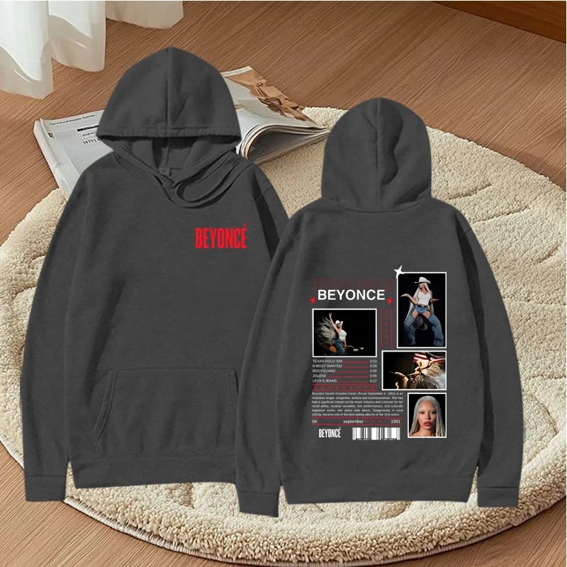 Beyoncé fashion classic new 2025 hoodie men women top vintage Long sleeve Sweatshirt with print Graphics oversized hoodie unisex