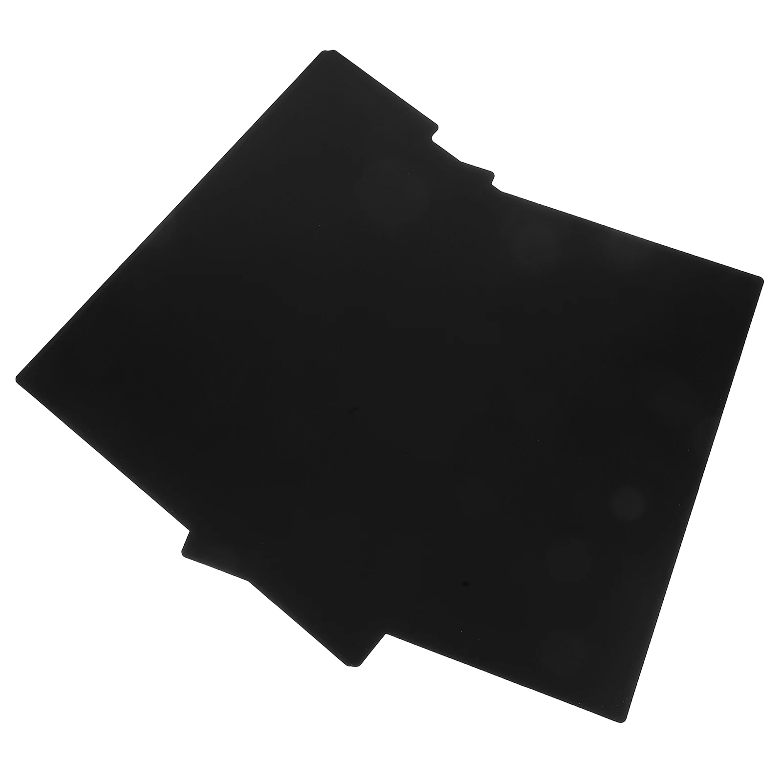 

8pcs Comic Book Dividers PVC Material Waterproof SturdyWritable Surface Vinyl Records Organization Tabs Shelf Storage Black