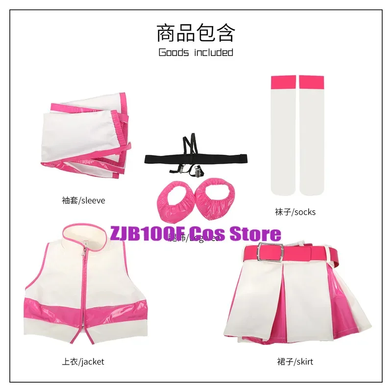 2 أنماط أنيمي 2.5 الأبعاد إغراء ليليسا أمانو ليلييل تأثيري حلي تنورة موحدة شعر مستعار مجموعة هالوين حفلة الزي النساء