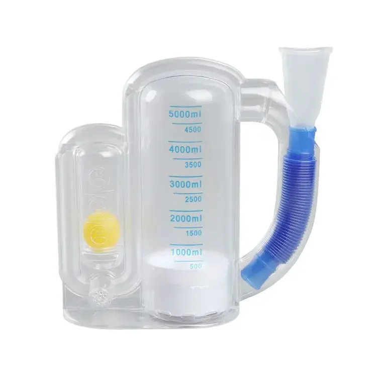 10PCS Good Quality Volumetric Incentive One Ball Spirometer Breathing Exerciser