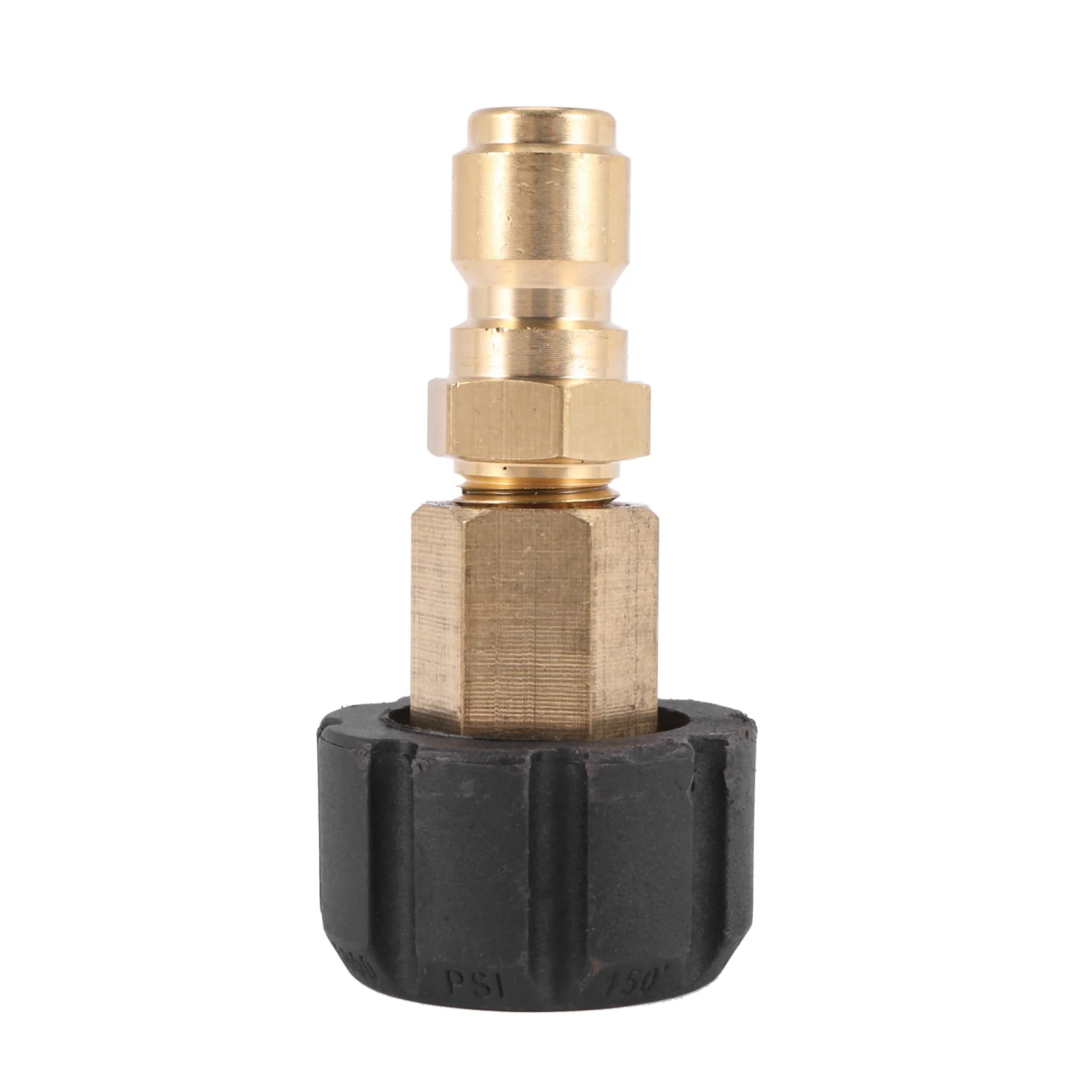 A20F-4X Pressure Washer Adapter Set,Quick Connector,M22 14Mm Swivel-M22 Metric Fitting,M22-14 Swivel+3/8 Inch Plug,5000 PSI