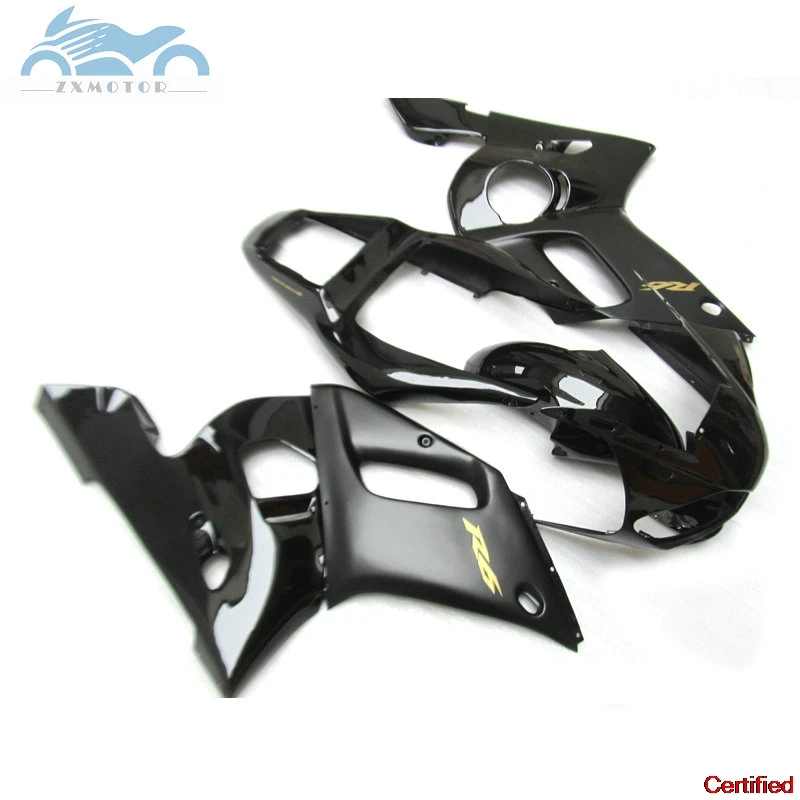 

Комплект обновленных обтекателей для YAMAHA R6 YZFR6 1998 2000 2001 2002 YZF R6 98-02, матовый черный пластиковый комплект обтекателей, кузовы EB43