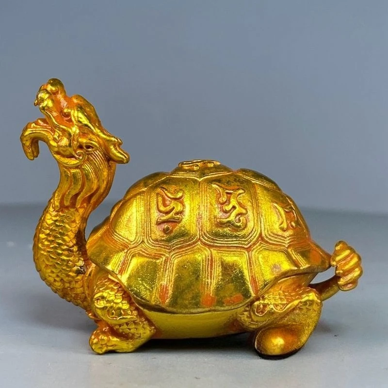 

Vintage Tortoise Statue Longevity Mascot Animal Sculpture for Home Desk Decoration Ornaments Home Office Study Decorations