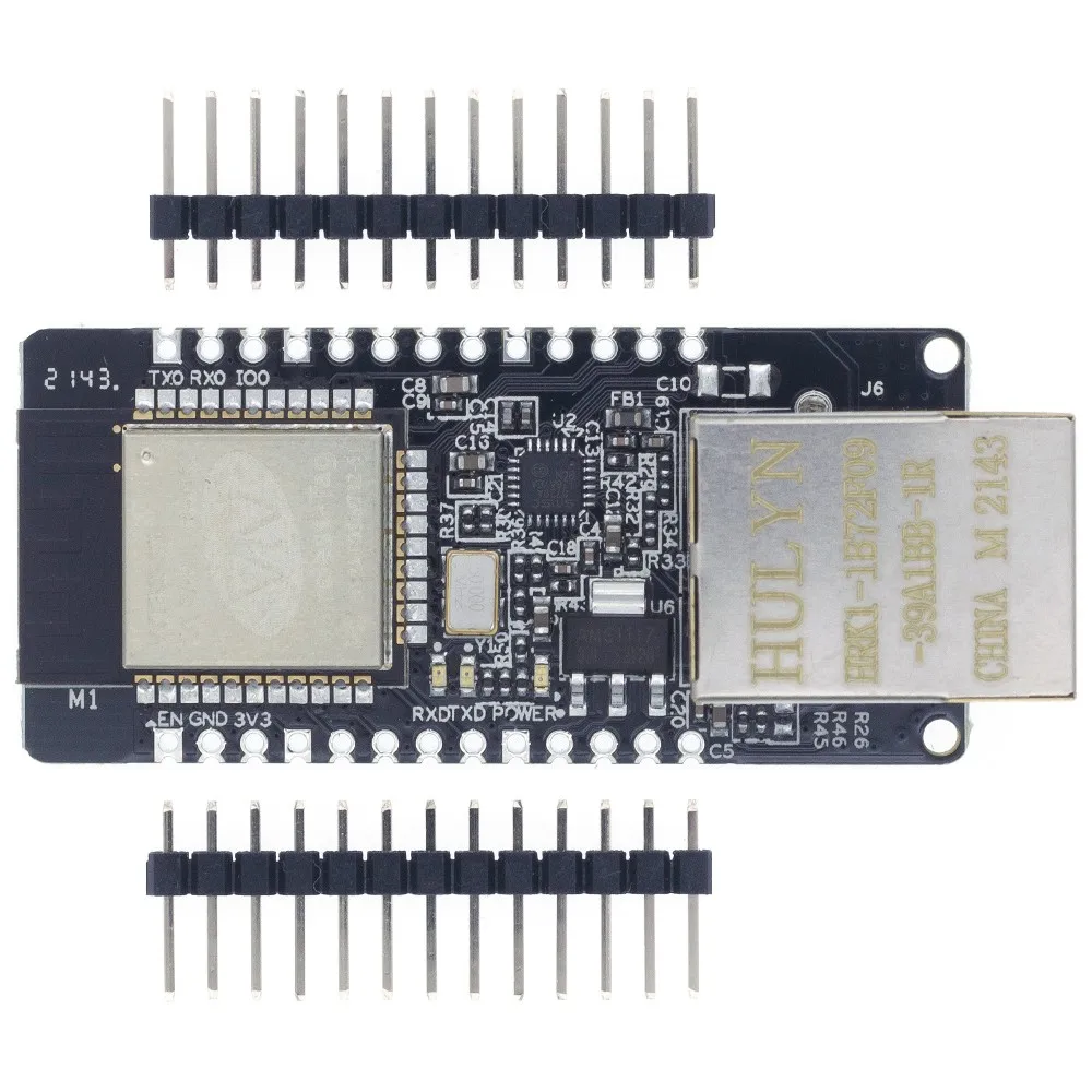 Embedded Serial Port Networking Ethernet Bluetooth-compatible WIFI Combo Gateway MCU ESP32 WT32-ETH01 Wireless Module Board