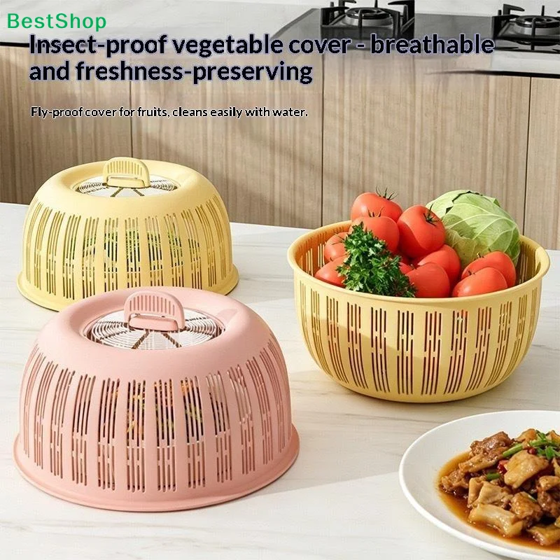 Plastic Food Cover Breathable Design Insect Proof Perfect For Kitchen Storing Fruits Vegetables Leftovers