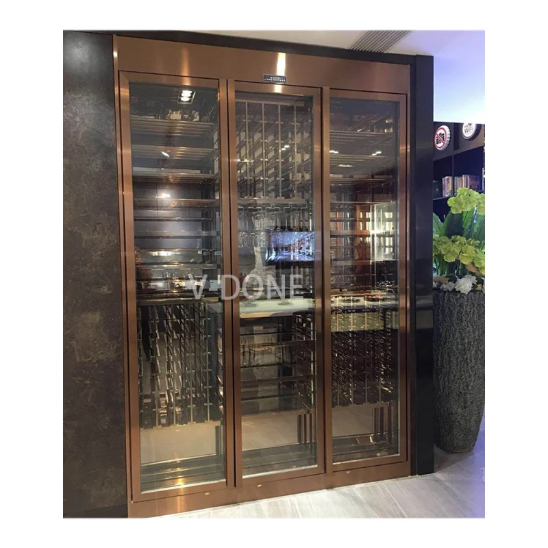 [Customized]wine fridge under cabinet corner glass wine cabinet frameless electronic wine cabinet