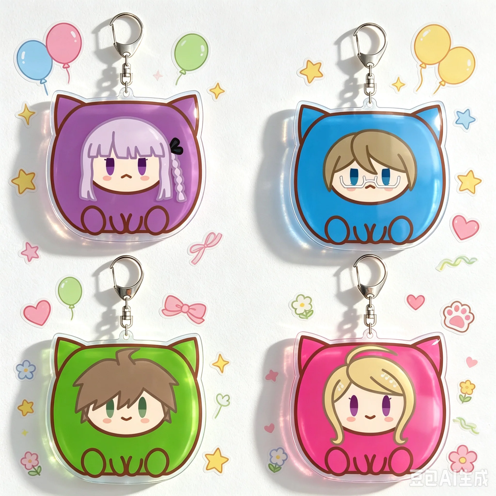 6cm Anime Danganronpa V3: Killing Harmony Acrylic Stand Figure Display Anime Keychain Goods Desk Decoration Ornament Accesorios