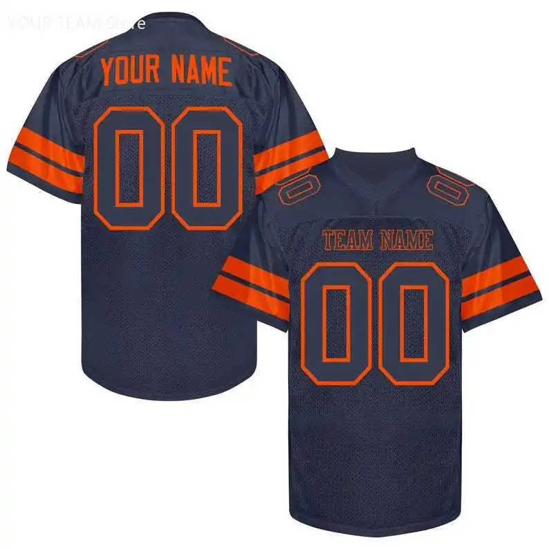 

Custom White Football embroideried Jersey Name Number Logo PersonalizedGold Football Shirt WoMen Youth College Football Uniforms