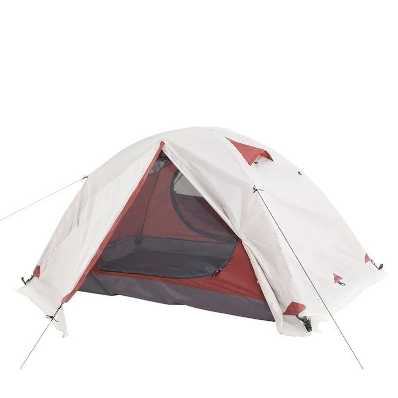 

Outdoor double-layer rain proof outdoor camping mountaineering trip double thickened portable four season hill tent