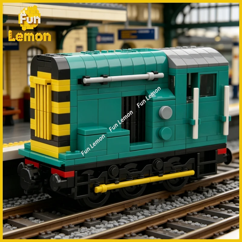 

Building Blocks Diesel Shunter Class 08 Railway Classic British Diesel Shunting Engine Simulation Assembly Decor