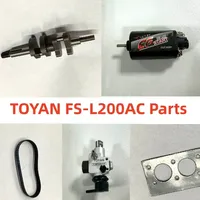 TOYAN FS-L200AC Twin Cylinder Methanol Engine Model Parts ( Carburetor / Motor / Belt / Heat Shield/ Crank Rod / Start Harness)