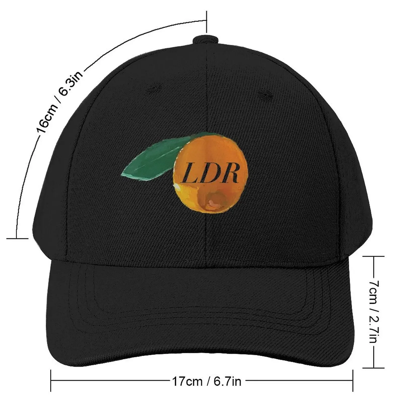 Violet Bent Backwards over the Grass (Orange LDR Badge) Baseball Cap fun hats foam party Hat Men Women's