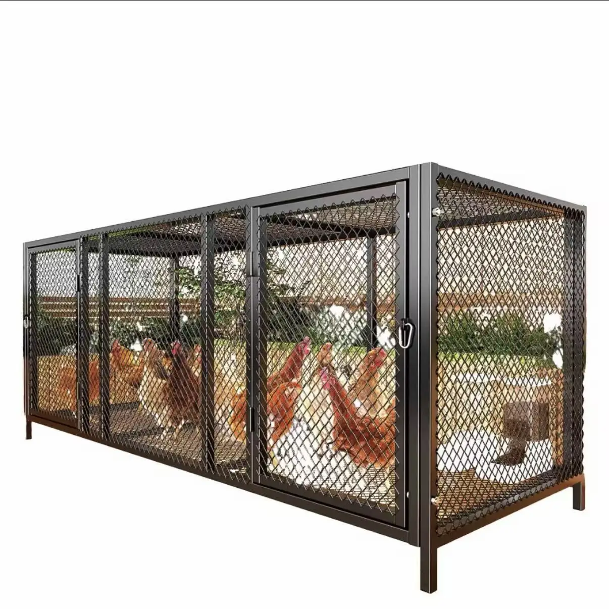 Large Thickened Modern Chicken Coop With Metal Dense Mesh For Snake And Weasel Prevention Environmentally Friendly Chicken Coop